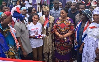Rebecca Akufo-Addo with others