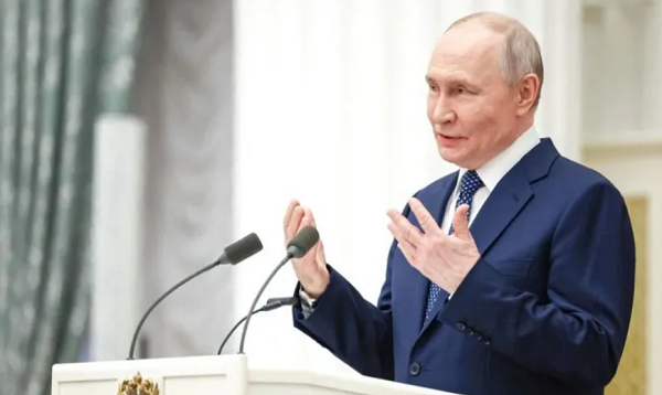 Putin says Russia is achieving its war goals in Ukraine