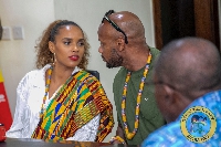 Alyshia Akua Powell and Asafa Powell