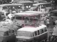 A file photo of a lorry station in Ghana in the early 1960s