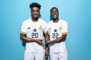 Mohammed Kudus (L) and Kamaldeen Sulemana  (R)