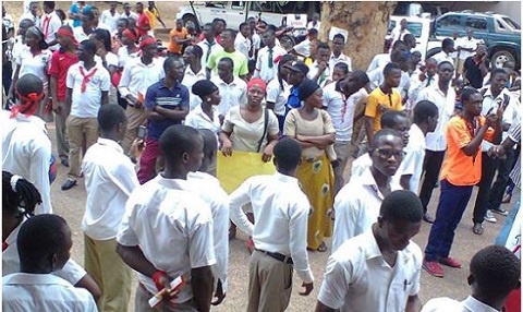 Trainee teachers have picketed severally against the scrapping of their allowances