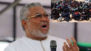 Former President Jerry John Rawlings