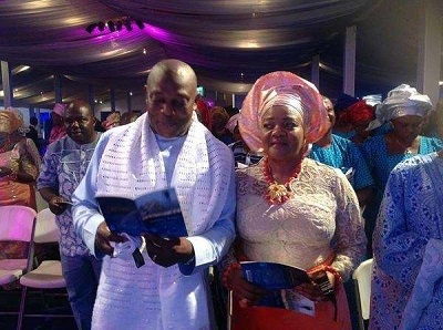 Stephen Keshi and wife, Kate