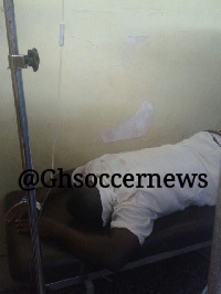 Kobina Amissah when on admission at hospital in Sekondi
