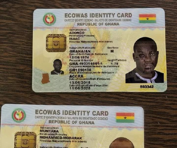 Some Ghana Cards circulating on social media had the IDs of some Minority members