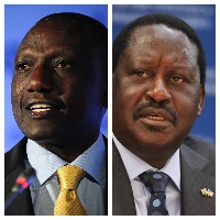 Kenya's President William Ruto and opposition leader Raila Odinga