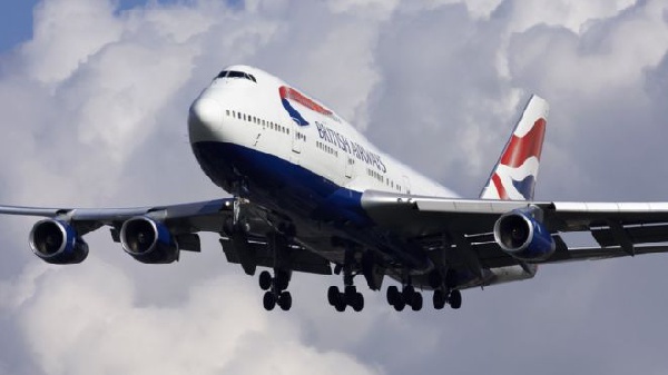 File photo: The British Airways plane struggled had to abort landing due to strong winds