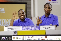 Benedict Partey and Selinam Kofi competed for PRESEC