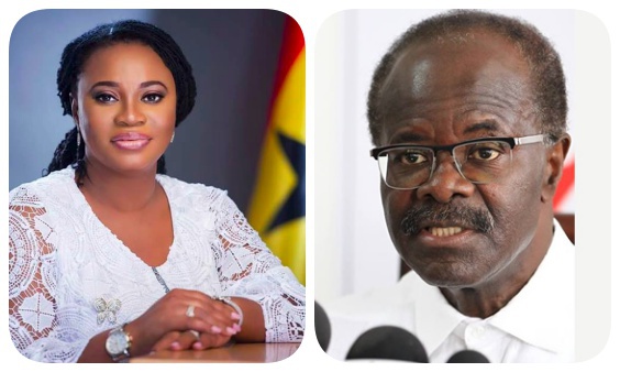 [L-R] EC Chair Ms Osei and Dr Nduom, PPP presidential nominee