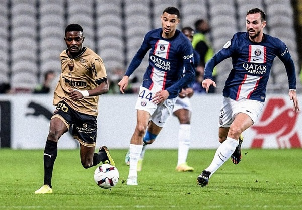 Salis in action against PSG