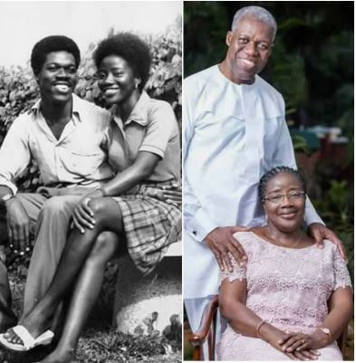 Paa Kwesi and his wife, Matilda