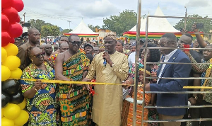 Haruna Iddrisu (with microphone) is the Minister for Education