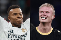 Global football stars Kylian Mbappe and Erling Haaland