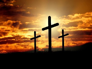 Jesus Christ was crucified on the cross as atonement for sin (file)