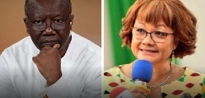Former Minister of Finance, Ken Ofori-Atta and wife, Angela Ofori-Atta