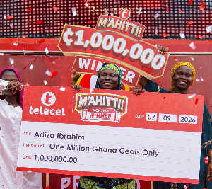 Mother of eight has won one million cedis in Telecel M’ahitti promo