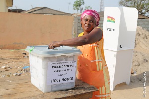 File Photo : Ghana went to the polls today to elect a new President