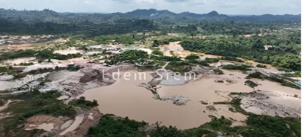 Several of Ghana's forest reserve and river bodies are under threat from galamsey activities