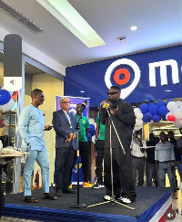 Ghanaian musician Sarkodie was present at the event