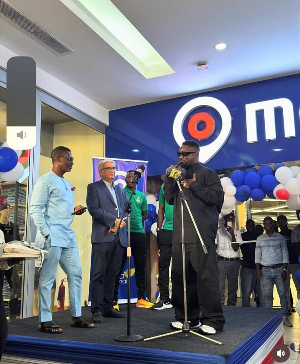 Ghanaian musician Sarkodie was present at the event