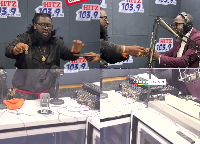 Ajagurajah gifts Andy Dosty spiritual handcrafted pendant as his pre-birthday present