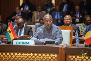 President John Dramani Mahama at the AU Congress
