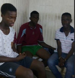 Three of the 7 boys have been arrested by the  Ashanti Regional Police