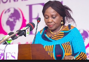 The Minister of Airport and Aviation Cecilia Abena Dapaah