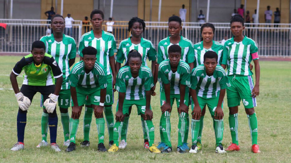 Hasaacas Ladies FC won the 2020/21 Ghana Women’s Premier League and Women’s FA Cup trophies