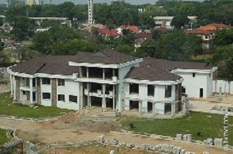 The uncompleted Veep house