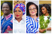 Prof. Jane, Samira Bawumia, Lordina Mahama and Alma Naa Jama