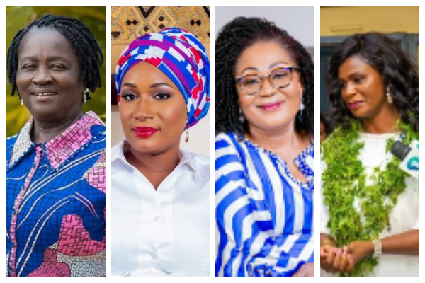 Prof. Jane, Samira Bawumia, Lordina Mahama and Alma Naa Jama