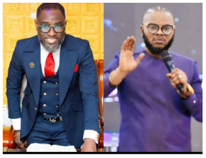 Ogyaba (L) threatens to collapse Obinim's (R) church Ogyaba (L) threatens to collapse Obinim's (R) church