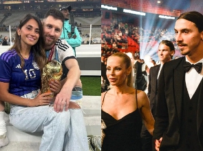 Messi and Antonella; Zlantan Ibrahimović and Helena Seger