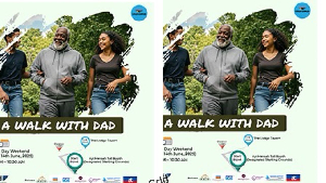 GhanaWeb's A Walk With Dad is scheduled for Saturday, June 14, 2025.