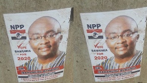Posters of Dr. Bawumia announcing his intentions have popped up in the Northern Region