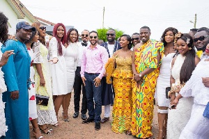 Stars at John Dumelo