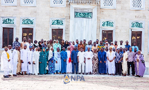 The members of the NPA who visited the mosque