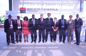 Management of SG Ghana in a group photo