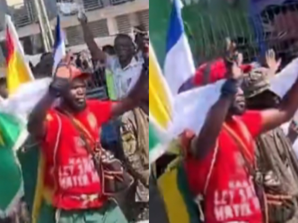 King Klottey arriving at Kasoa