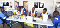 Free screening of GPHA staff at the Takoradi Port during National Lab Week