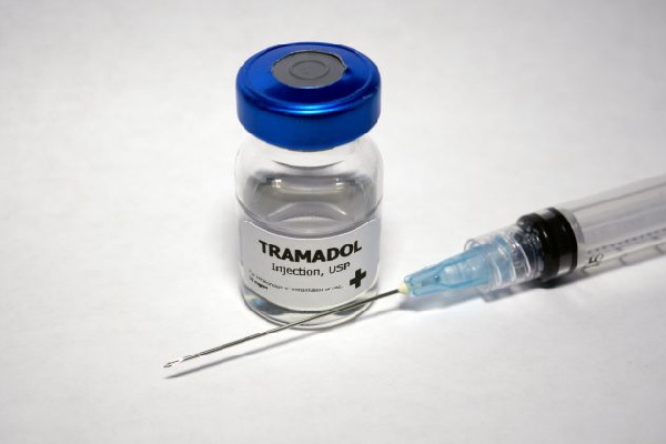 Tramadol - a substance that acts on opioid receptors and is primarily used for pain relief