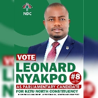 Ketu North constituency MP hopeful, Leonard Nyakpo