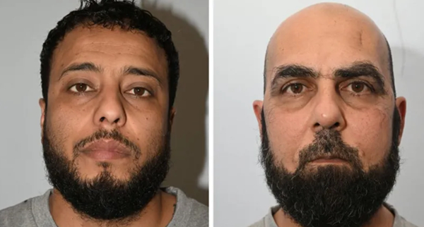 Walid Saadaoui (left) and Amar Hussein (right) arranged for guns to be brought into the UK