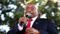 A photo of Former South African President Jacob Zuma