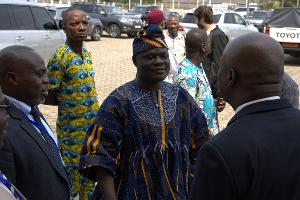 Minister for Local Government, Chieftaincy, and Religious Affairs, Ahmed Ibrahim (M)