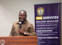 GSA Deputy CEO in Charge of Operation, Prince Henry Ankrah addressing participants