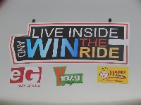 Live Inside And Win a Car promotion