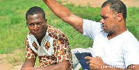Asante Kotoko's Obed Acheampong [left]